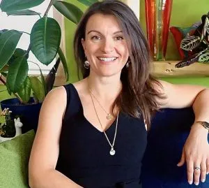 woman looking into the camera